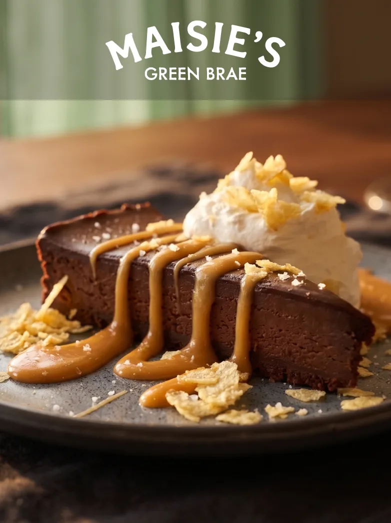 Whisky Butterscotch Chocolate Torte at Maisie's Green Brae